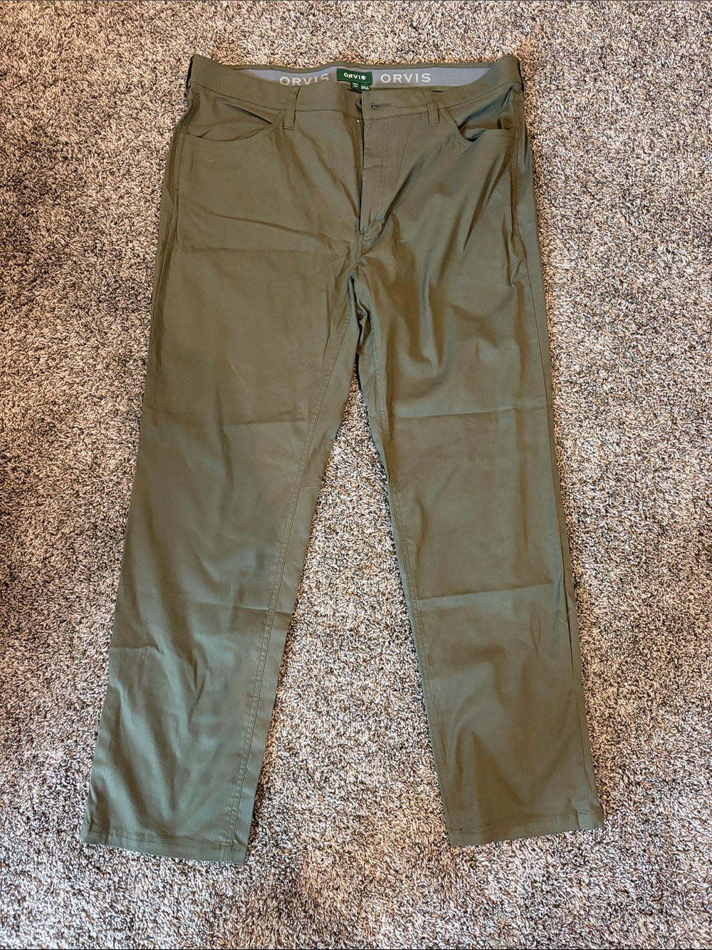 Orvis Olive Cotton-Blend Chinos